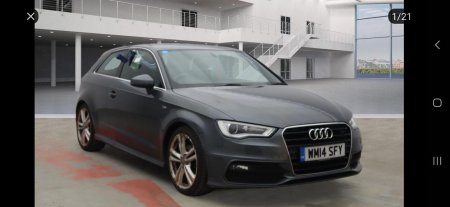 AUDI A3 2.0 TDI S line Euro 6 (s/s) 3dr